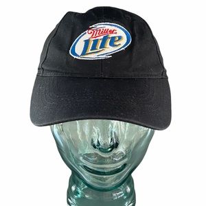 Miller Lite Baseball Hat Cap Beer Harley Davidson Collaboration Biker Moto OS